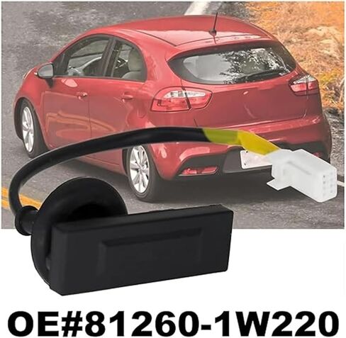 قفل الباب الخلفي للجذع لشركة Hyundai I30 Fd غطاء الصندوق الخلفي قفل الإصدار مقبض التبديل فتح زر مقبض التمهيد 81260 1W220 in Saudi Arabia