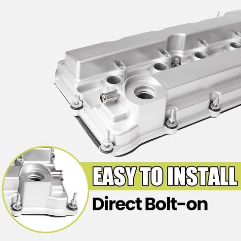 Engine Valve Cover Compatible with Dodge Avenger Caliber Journey 2007-2020, Chrysler 200 Sebring 2007-2014, Jeep Compass Patriot 2007-2017 1.8L 2.0L 2.4L 264-748 with Gasket & Bolts in Saudi Arabia
