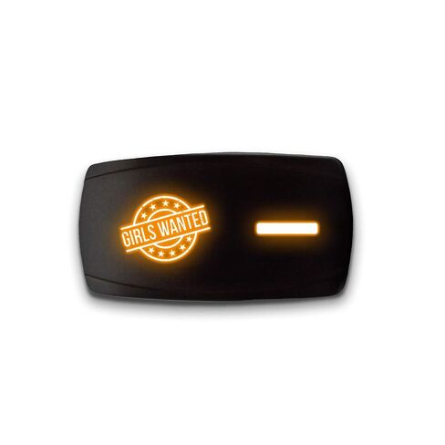 فلاشات الخطر - أحمر - STARK 5-PIN HORIZONTAL Laser محفورًا بالليزر مفتاح متأرجح مزدوج الإضاءة - 20A 12V ON / OFF in Kuwait