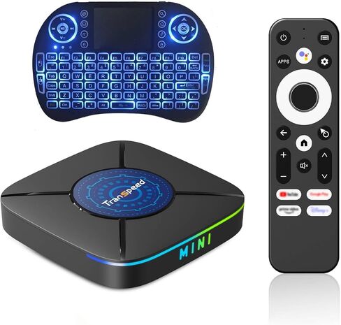 Android TV Box 13.0 4GB 64GB يدعم 8K 6K 2.4G 5.0G WiFi TV Box 2023 مع شرائح RK3528 HDR10 VP9 BT5.0 USB 3.0&2.0 3D 100M Ethernet in Kuwait