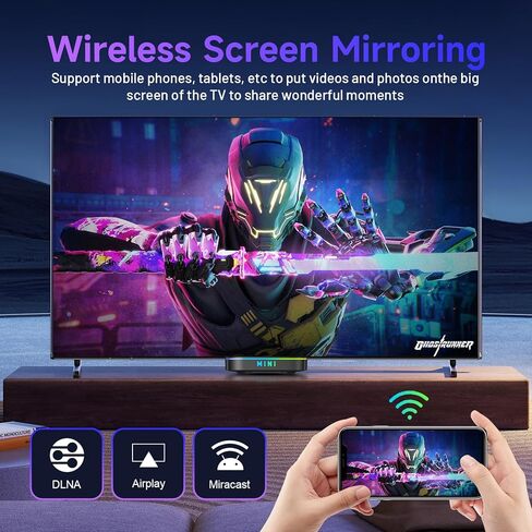 Android TV Box 13.0 4GB 64GB يدعم 8K 6K 2.4G 5.0G WiFi TV Box 2023 مع شرائح RK3528 HDR10 VP9 BT5.0 USB 3.0&2.0 3D 100M Ethernet in Kuwait