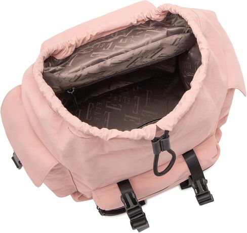 ELLE Women's Large Flap Lightweight Backpack with Buckle Drawstring Closure, Water Repellent in Kuwait