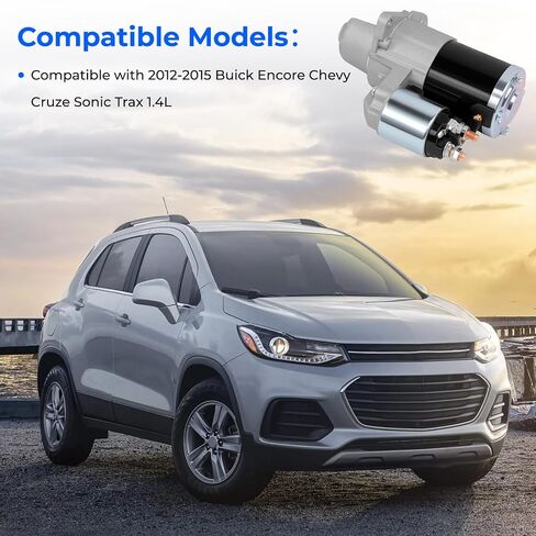 410-24292 كاتب متوافق مع 2012 2013 2014 2015 Buick Encore Chevy Cruze Sonic Trax 1.4L، 12V 1.1KW 9T استبدال في اتجاه عقارب الساعة لـ 0-001-107-521 0-001-107-522 55576954 55578921 19112 1202217 ريال 8502X in Kuwait