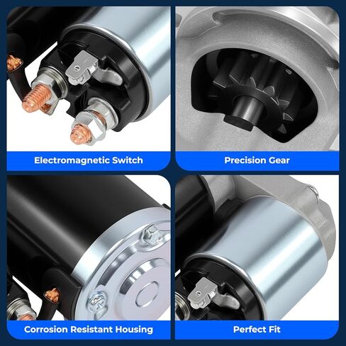 410-24292 كاتب متوافق مع 2012 2013 2014 2015 Buick Encore Chevy Cruze Sonic Trax 1.4L، 12V 1.1KW 9T استبدال في اتجاه عقارب الساعة لـ 0-001-107-521 0-001-107-522 55576954 55578921 19112 1202217 ريال 8502X in Kuwait