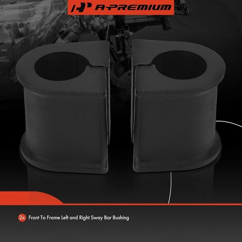 A-Premium 2 x Front to Frame Sway Bar Bushing Kit, Compatible with Hyundai Sonata 2002, XG300 2001, XG350 2002 & Kia Optima 2001-2004, Magentis 2001-2006 in Saudi Arabia