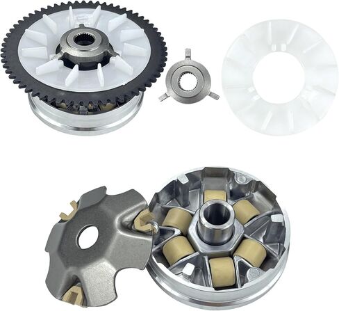 مجموعة القابض ومجموعة المتغير مع حزام 669 لـ GY6 50cc 60cc 80cc QMB139 محرك سكوتر دراجة نارية الدراجة Taotao Roketa Sunl ATV Go kart in Saudi Arabia