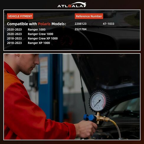 Electric Fuel Pump Assembly Compatible with Polaris Ranger XP 1000 EPS, Ranger Crew XP 1000 (2018-2023) & Ranger 1000/CREW 1000 (2020-2023) - Direct Replacement for 2208123, 47-1033, 2521784 in Kuwait