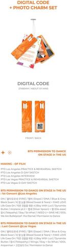 BTS [تصريح بالرقص على المسرح في الولايات المتحدة] (الرمز الرقمي) + مجموعة 3 بطاقات صور إضافية in Kuwait