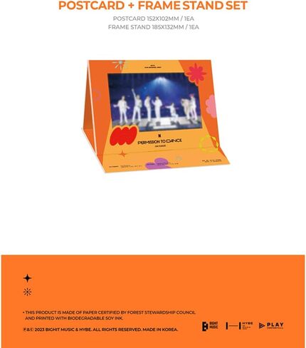 BTS [تصريح بالرقص على المسرح في الولايات المتحدة] (الرمز الرقمي) + مجموعة 3 بطاقات صور إضافية in Kuwait