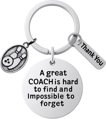 Sportybella Bowling Coach Keychain Gift Thank You Jewelry for Coaches – Appreciation Gifts – Keyring for Men & Women in Saudi Arabia