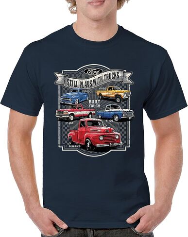 Ford Still Plays with Trucks Men's T-Shirt American Classic F100 F150 Pickup Built Tough Vintage Offroad 4x4 Men's Tee in Saudi Arabia