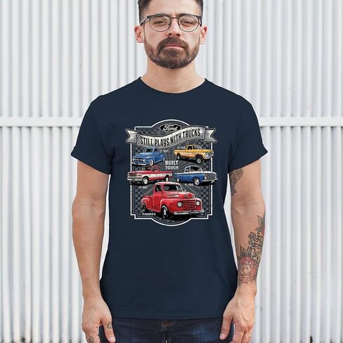 Ford Still Plays with Trucks Men's T-Shirt American Classic F100 F150 Pickup Built Tough Vintage Offroad 4x4 Men's Tee in Saudi Arabia