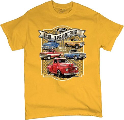 Ford Still Plays with Trucks Men's T-Shirt American Classic F100 F150 Pickup Built Tough Vintage Offroad 4x4 Men's Tee in Saudi Arabia