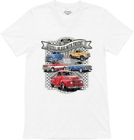 Ford Still Plays with Trucks Men's T-Shirt American Classic F100 F150 Pickup Built Tough Vintage Offroad 4x4 Men's Tee in Saudi Arabia