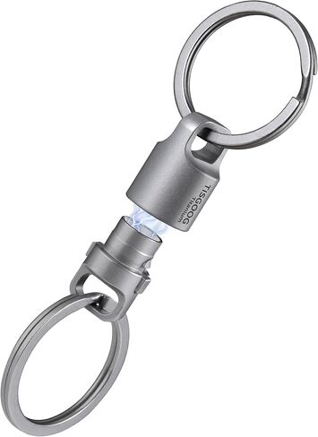 Titanium Quick Release Keychain, Strong Magnetic Keychain for Car Keys, 360 ° Rotatable, Safely Lock, Rust-Proof in Saudi Arabia