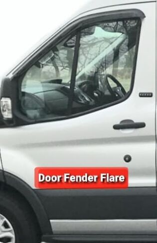 for 2015-2019 Ford Transit Door Fender Flare Molding Trim (Left Side) in Saudi Arabia