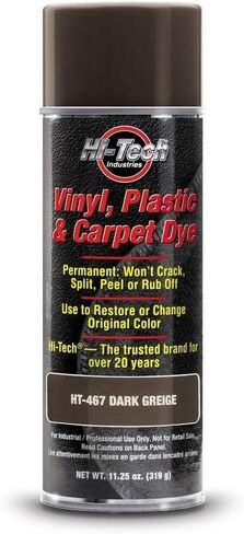 HI-TECH Vinyl, Plastic, Carpet Dye | Leather, Upholstery, Fabric Paint, Dark Greige (1 Pack) in Saudi Arabia