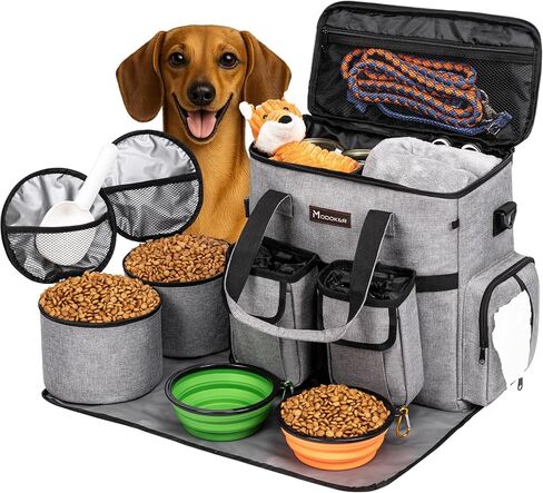 Collapsible Dog Bowl 2 Pack, 650ml Foldable Dog Travel Bowls Replacement, Portable Dog Water Food Bowl with Clasp, Pet Cat Feeding Cup Dish for Traveling, Walking, Hiking (Blue+Orange) in Saudi Arabia