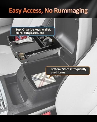 CDEFG for Kia Carnival 2022-2026 Accessories Center Console Organizer Tray Carnival (LX, LXS, EX, SX, SX Prestige) Armrest Storage Middle Console Insert 2022 2023 2024 2025 2026 in Saudi Arabia