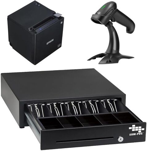 Hardware Bundle for Shopify POS - Cash Drawer, Thermal Receipt Printer, Barcode Scanner [Compatible with Shopify POS] in Saudi Arabia