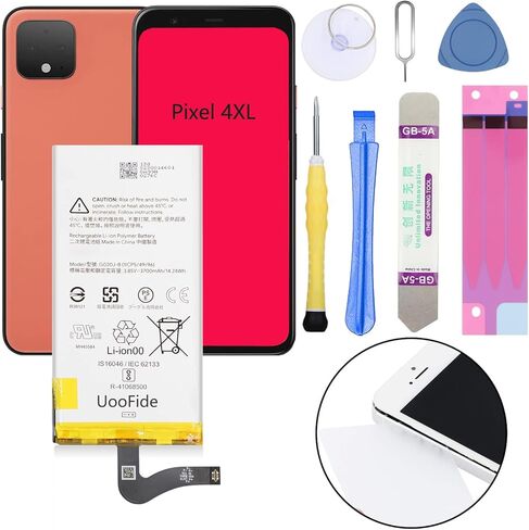 لاستبدال بطارية Google Pixel 5، متوافق مع HTC Google Pixel 5 جميع شركات النقل GTB1F مع مجموعة أدوات إصلاح احترافية in Saudi Arabia
