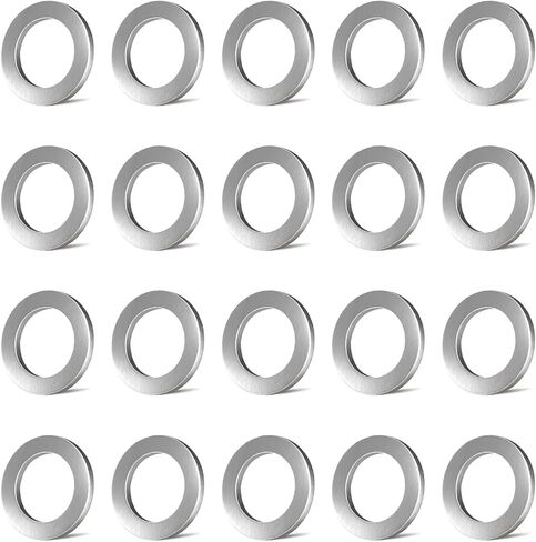 20 PCS Oil Drain Plug Gasket, M14 Heat-Resistant & Leakproof Oil Crush Sealing Washer, Vehicle Differential Transmission Drain Plug O-Ring, for OEM 94109-14000, 21513-23001, Honda, Accord, Acura, Kia in Saudi Arabia
