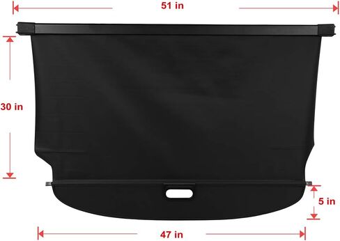 ECCPP Cargo Cover 2015-2019 for Land Rover Discovery Sport Flexible Retractable Rear Trunk Cover Shade Luggage Tonneau Security Cover in Saudi Arabia