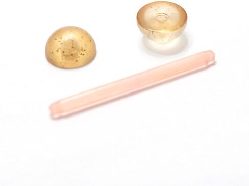 10PCS 14G Glitter Half Ball Tongue Piercing Flexible Bioflex Tounge Retainer Nipple Ring Barbell 6mm Half Ball Body Piercing Tongue Ring 5/8" 16mm in Saudi Arabia