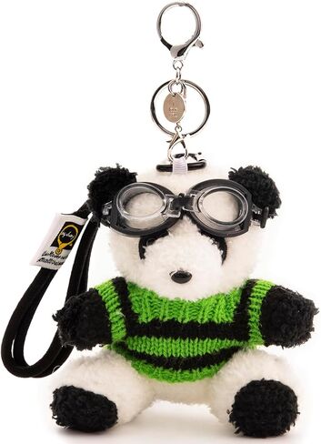Bag Charm Cute Black Cat Plush Keychain Backpack Purse Key Chain Accessories Gifts for Women in Saudi Arabia
