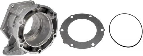 KarParts360 For Chevy Silverado 1500 HD 2005 2006 Transfer Case Housing Adapter | Aluminum | Grey | 66.5MM Overall Length | With Gasket Or Seal | 2 Mounting Hole | Replacement For 15724745 in Saudi Arabia