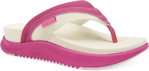 ONCAI Women's Orthotic Flip Flops Recovery Walking Sandals for Women with Arch Support for Plantar Fasciitis Summer Comfortable Cushion Platform Slip-On Indoor Outdoor Size 6-12 in Saudi Arabia