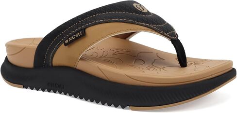 ONCAI Women's Orthotic Flip Flops Recovery Walking Sandals for Women with Arch Support for Plantar Fasciitis Summer Comfortable Cushion Platform Slip-On Indoor Outdoor Size 6-12 in Saudi Arabia