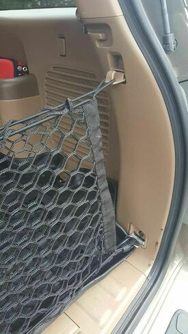 Rear Trunk Organizer Cargo Net for Honda Pilot 2003-2015 – Envelope Style Cargo Net for SUV - Premium Mesh Car Trunk Organizer Vehicle Carrier Storage – Compatible with Pilot in Saudi Arabia
