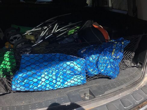 Rear Trunk Organizer Cargo Net for Honda Pilot 2003-2015 – Envelope Style Cargo Net for SUV - Premium Mesh Car Trunk Organizer Vehicle Carrier Storage – Compatible with Pilot in Saudi Arabia