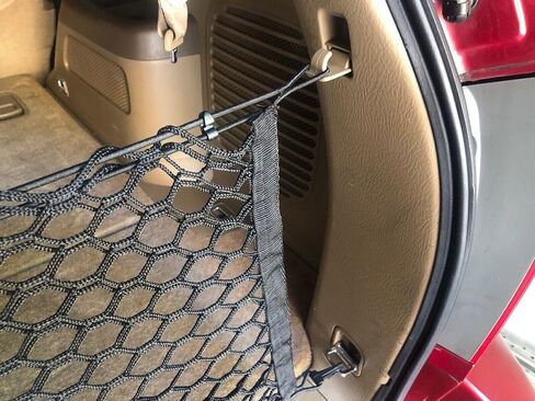 Rear Trunk Organizer Cargo Net for Honda Pilot 2003-2015 – Envelope Style Cargo Net for SUV - Premium Mesh Car Trunk Organizer Vehicle Carrier Storage – Compatible with Pilot in Saudi Arabia
