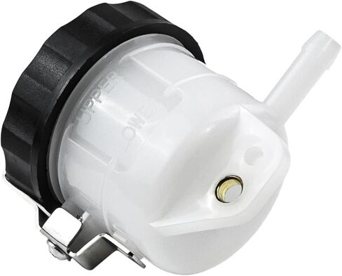 Motorcycle Brake Fluid Reservoir Compatible with Kawasaki Ninja ZX6R ZX10R Suzuki GSXR1000 Tank Fluid Cup with Rubber Tube Aftermarket Parts Accessories in Saudi Arabia