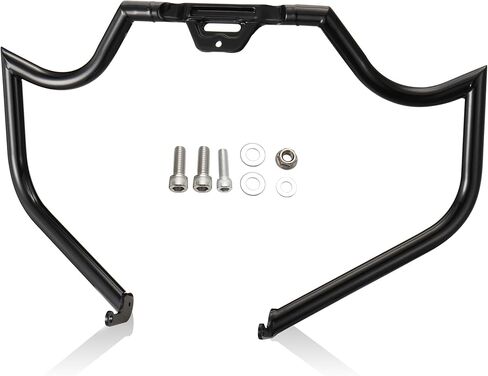 MoKitDora Softail Crash Bar Engine Highway Guard لعام 2018-لاحقًا Harley Low Rider Sport Glide Street Bob Heritage Fat Bob Fat Boy Breakout Silm Models، أسود لامع in Saudi Arabia