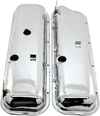 CFR Performance Steel OEM‑Style Short Valve Covers Fits 1965–1972 Chevy BB 396‑427‑454 – Recessed Corner – 1–2 Holes – Fits (with Dripper Rails) in Saudi Arabia