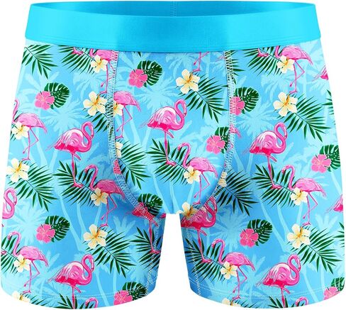 Mens Valentines Boxer Briefs Funny Novelty Print Underwear for Men Soft Comfortable Underpants with Pouch M-2XL in Saudi Arabia