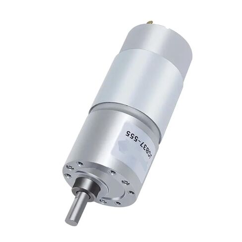 JGB37-555 DC Planetary Gear Motor, 12V-24V, 40KG.CM High Torque, Full Metal Gears, Forward Reverse Speed Control, D-Shaft Output (46RPM 12V) in Saudi Arabia