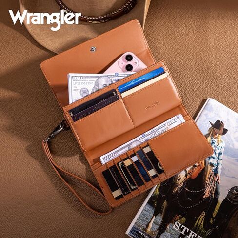 Wrangler Tote Bag and Western Tooling Wallets Set for Women in Saudi Arabia