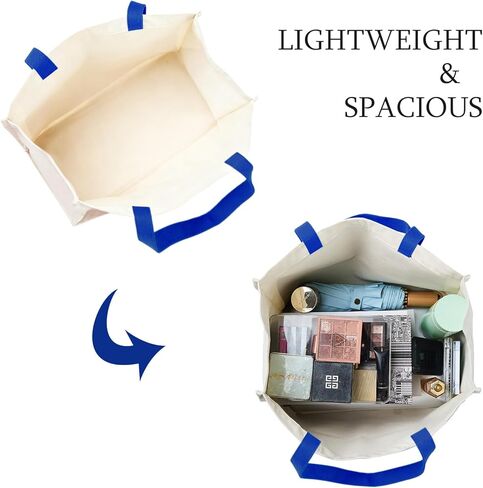 حقيبة قماش أنيقة مع طباعة مستوحاة من الفخامة - حقيبة هدايا مرحة للنساء، هدية أنيقة للعطلات، قابلة للطي للاستخدام اليومي in Kuwait