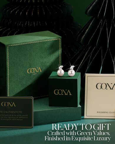 Swarovski® Pearl Necklace & Earrings Bundle in Saudi Arabia
