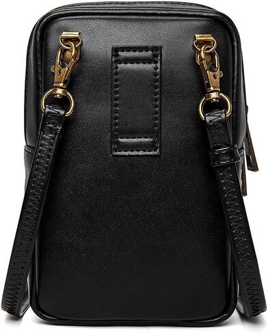 Steampunk Crossbody Bag with Skull Design Vintage PU Leather Shoulder Bag for Women Black in Saudi Arabia