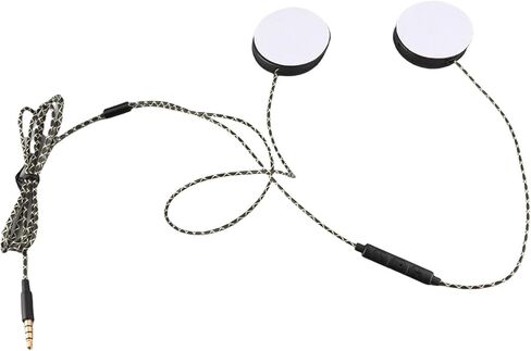 Headphones for Helmet, 3.5mm Plug Diameter Wired Sports Headset Speakers, ABS Shell Wired Helmets Sports Headset, Black Helmet Earphone with 1.2M TPE Headphone Cable in Kuwait