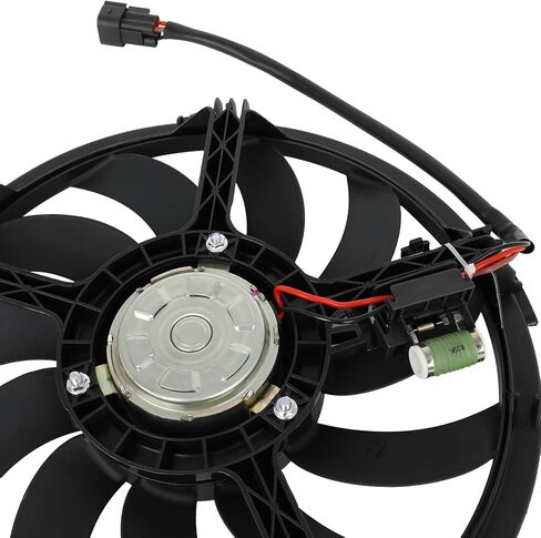 Cooling Fan Assembly Compatible with 2011-2014 for Mini for Cooper Countryman 1.6L 2007-2015 for Mini for Cooper 1.6L, Black Radiator Fan Direct Fit Replacement for Engine Cooling Fan in Saudi Arabia