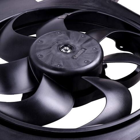 مجموعة مروحة التبريد متوافقة مع 2008-2011 لسيارة Mercury for Mariner 3.0L 2008-2012 لسيارة Ford for Escape 3.0L، مروحة مشعاع سوداء مناسبة مباشرة للاستبدال لمروحة تبريد المحرك in Saudi Arabia
