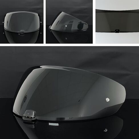 Replacement Helmet Visor for HJC I10, I70, HJ-31 Waterproof, UV Protection, Anti-Scratch, Wearproof Shield, Universal Face Shield Accessories (Dark Black) in Saudi Arabia
