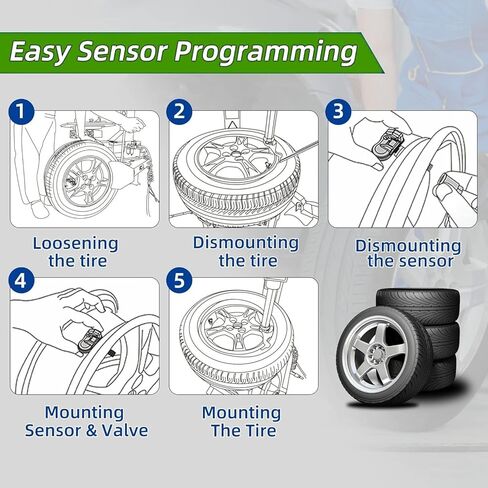 مستشعر TPMS 315 ميجاهرتز، مجموعة مستشعر ضغط الإطارات مكونة من 4 قطع، نظام مراقبة ضغط الإطارات لسيارة Ford F150 F250 F350، Escape، Fusion(2009-2015)، Lincoln MKX، MKC(2009-2018)، OE# 9L3Z-1A189-A، DE8T-1A180-AA. in Saudi Arabia