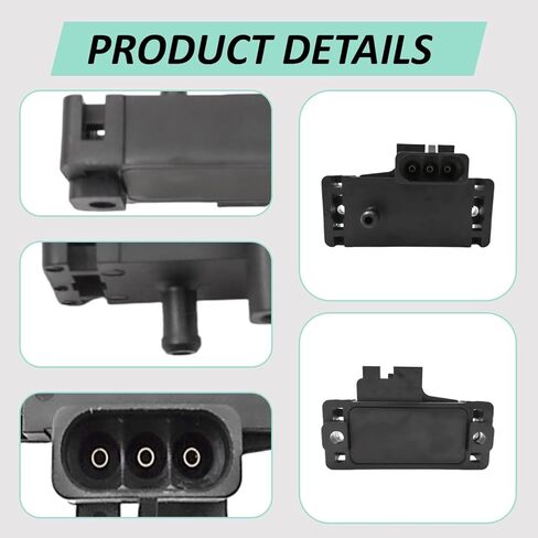 مستشعر MAP 12569240 - متوافق مع موديلات مختارة 1985-2004 Chevy وGMC وBuick وOldsmobile - يستبدل 213-1545، 16137039، 16017460 in Kuwait